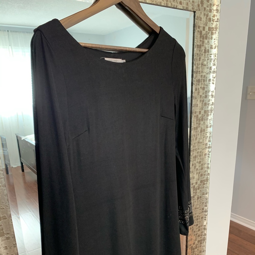 Oleg Cassini Black Cocktail Dress